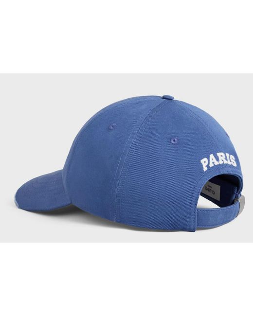 Céline Blue Triomphe Cap for men