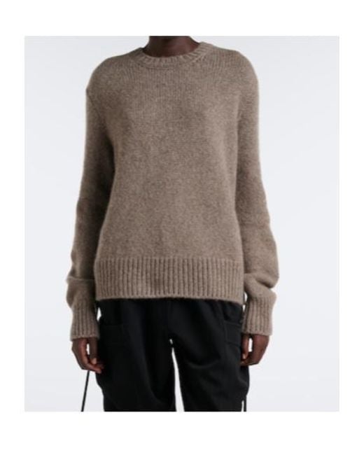 The Row Brown Pato Cashmere Sweater