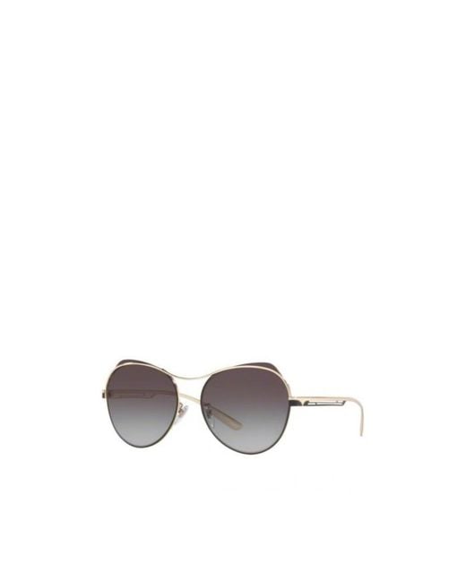 BVLGARI Metallic Round Sunglasses