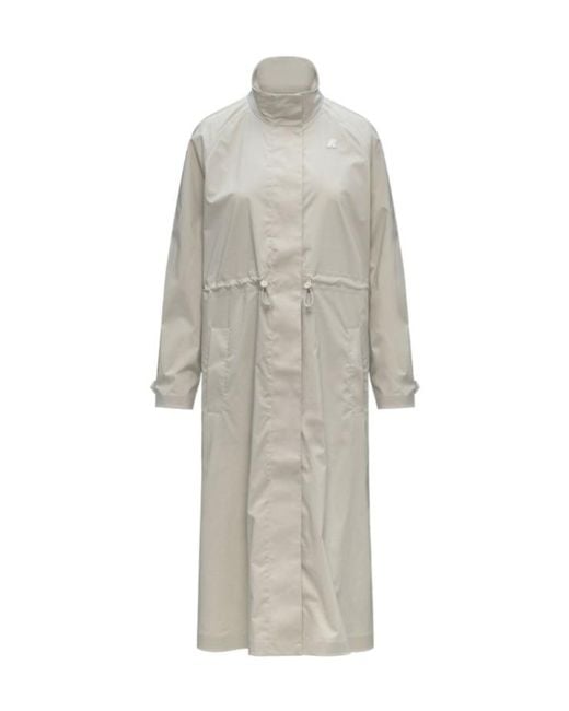 K-Way Gray Barbrein Cotton 3Layers Af