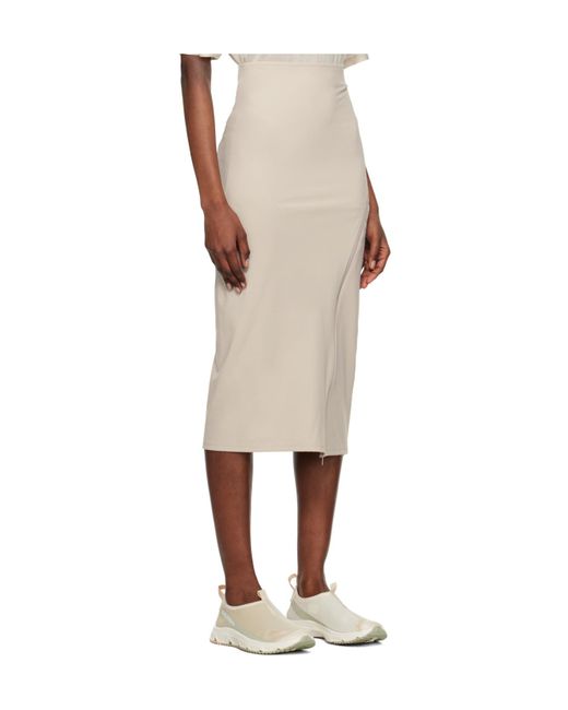 Post Archive Faction PAF Natural Elastic Zipper Skirts
