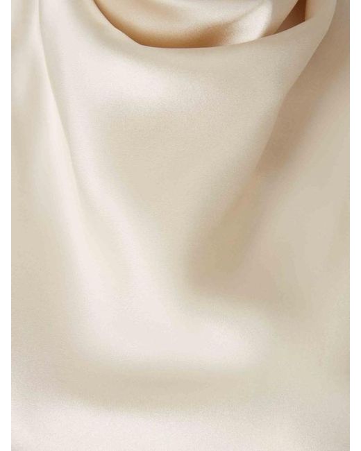 Balmain White Halter Neck Top
