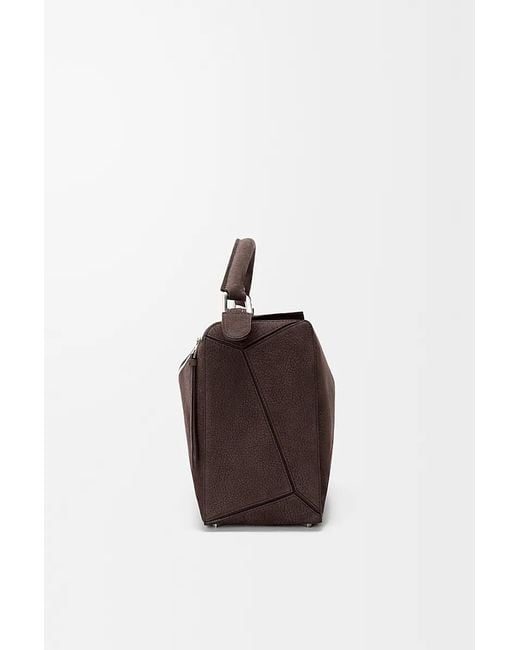 Loewe Brown Large Puzzle Tote Bag for men