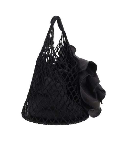 Magda Butrym Black Small Devana Handbag