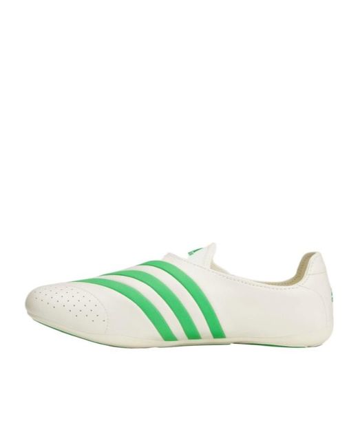 Adidas Originals Green X Pharrell Virginia Vario Flat Earther Touch-Strap Leather Sneakers for men