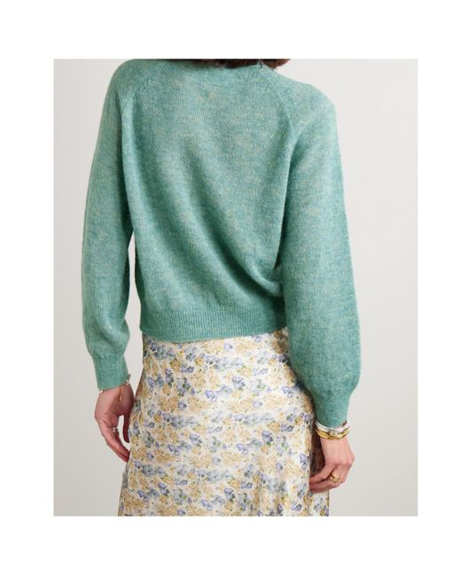 Doen Green Long-Sleeved Cardigan