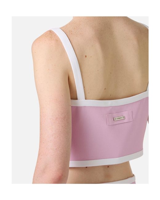 Iceberg Pink Cropped Top