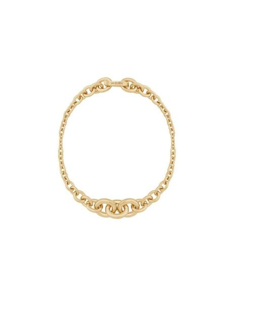 Saint Laurent Metallic Graduated Chain Bracelet
