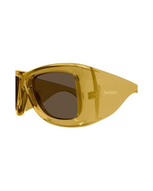 Saint Laurent Green Sl 902 Howl Geometric-Frame Sunglasses for men