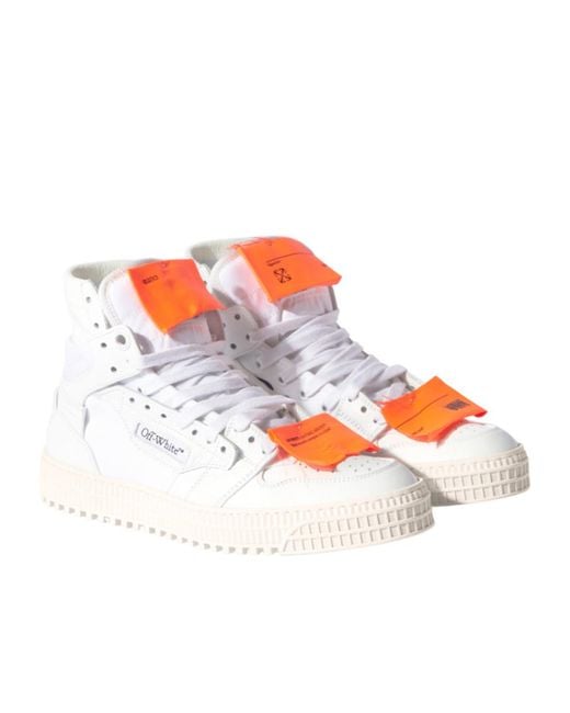 Off-White c/o Virgil Abloh White 3.0 Off Court Lace-Up Sneakers