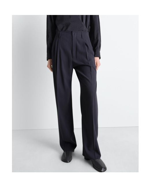Lemaire Blue Soft Tailored Pants