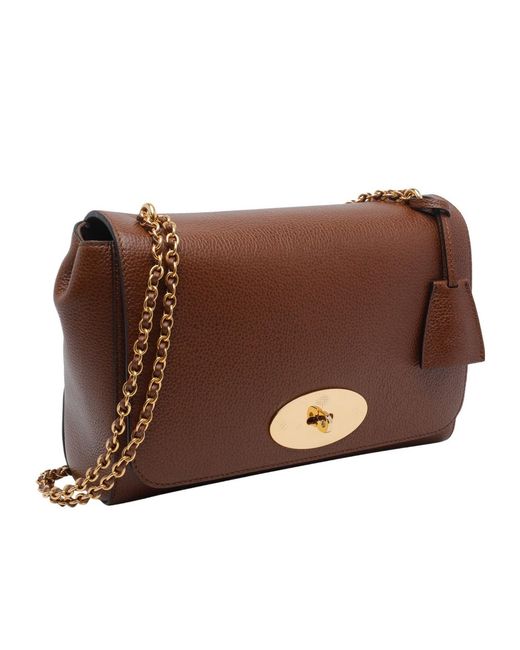 Mulberry Brown Medium Lily Shoulder Bag