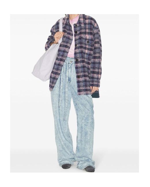 Isabel Marant Blue Harveli Coat