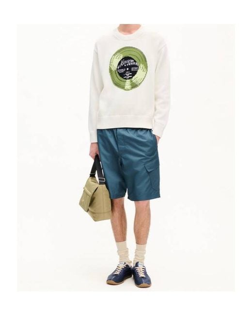 KENZO White Sounds' Embroidered Jumper for men