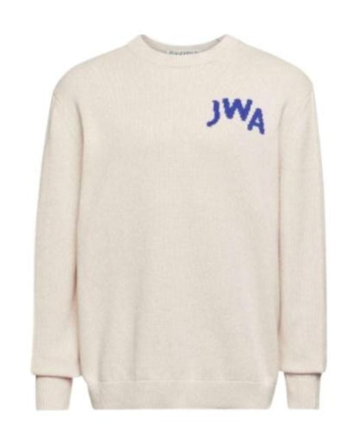 J.W. Anderson White Jw Anderson Jwa Crew Neck Sweater for men