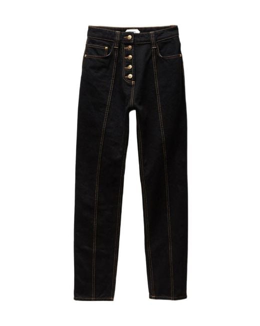 Versace Black Belt Loop Jeans