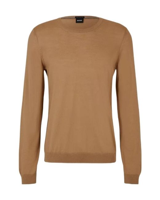 Boss Brown Boss Crewneck Knitted Jumper for men