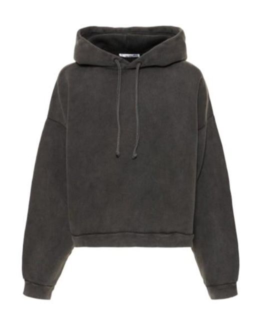 Acne Black Logo Hooded Sweater for men