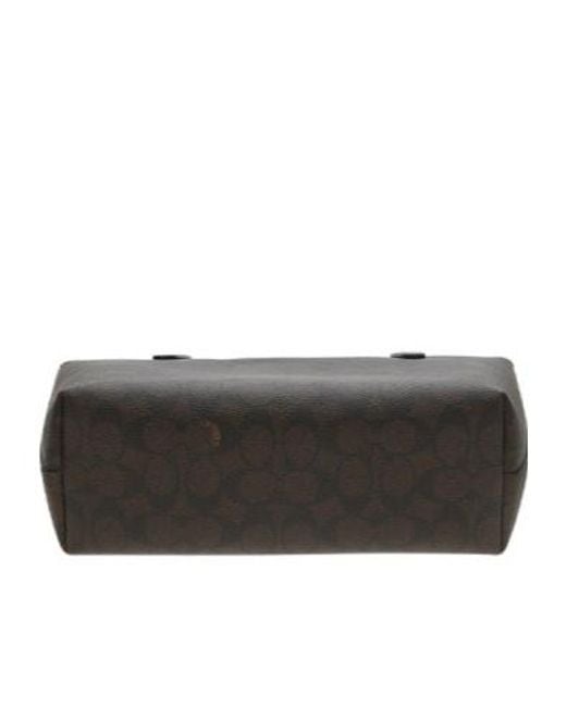 COACH Black Logo Tote Bag