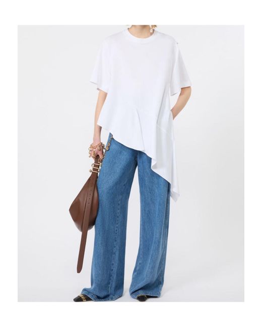 Sportmax White Short-Sleeved T-Shirt