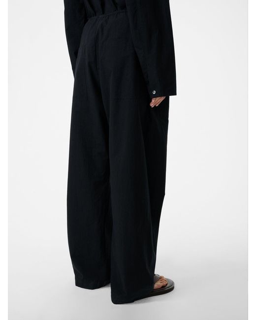 Studio Nicholson Black Drawstring Casual Pants