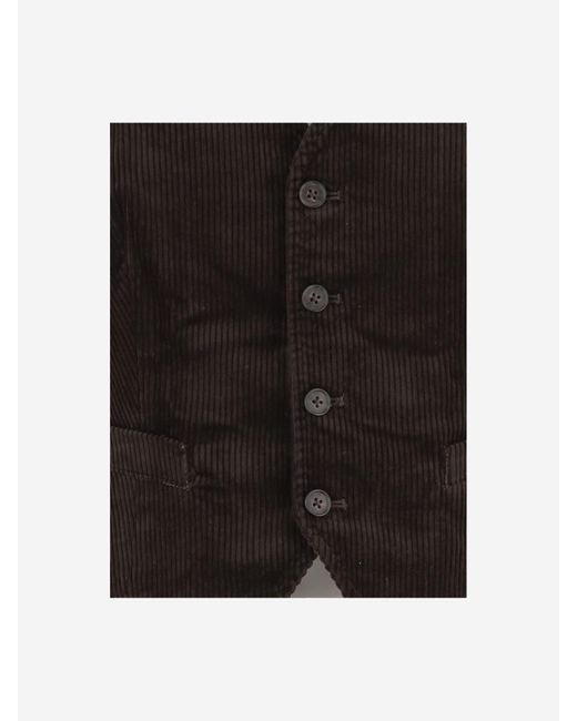 Polo Ralph Lauren Black V-Neck Button-Up Gilet