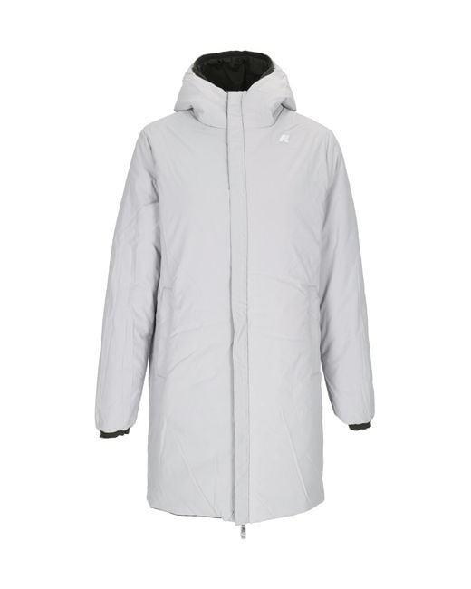 K-Way Gray Jacob St Warm Reversible Jacket for men