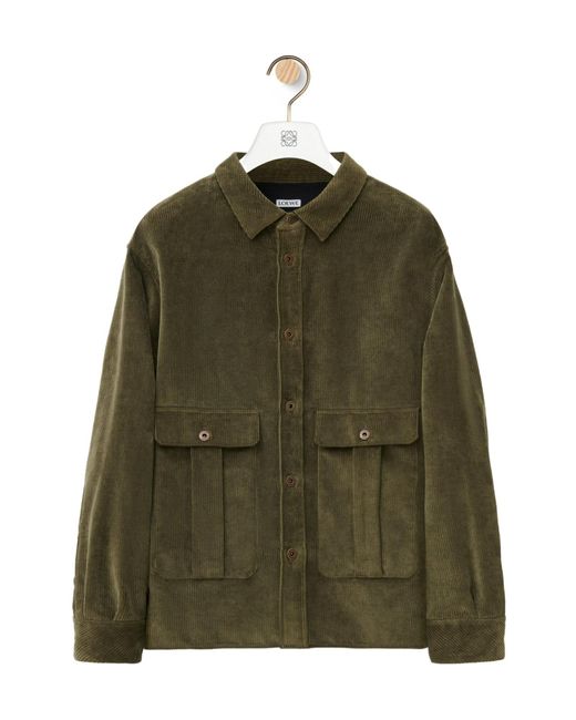 Loewe Green Overshirt for men