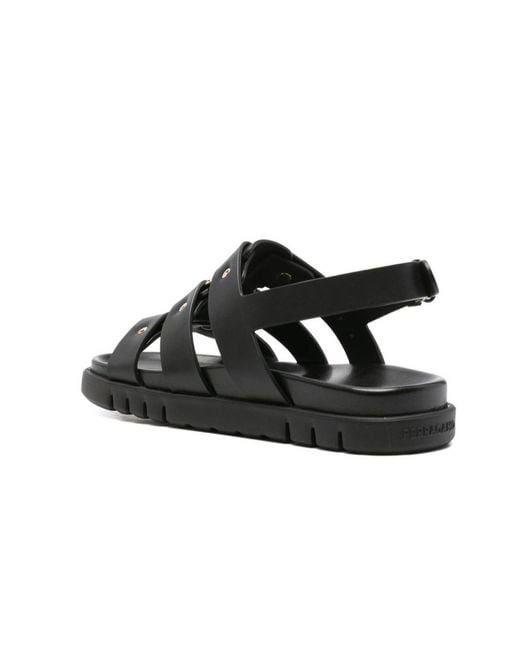 Ferragamo Black Flat Shoes