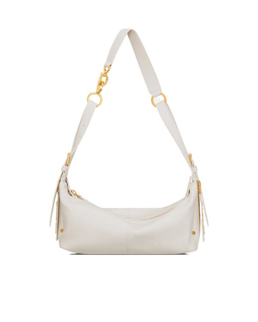 Dior White Small D-Journey Bag