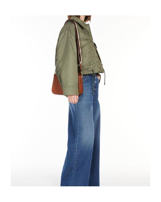 Weekend by Maxmara Green Double-Sided Waterproof Twill Cotton Suit