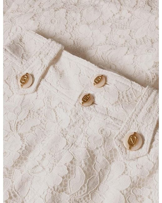 Zimmermann Natural Luna Lace Trousers