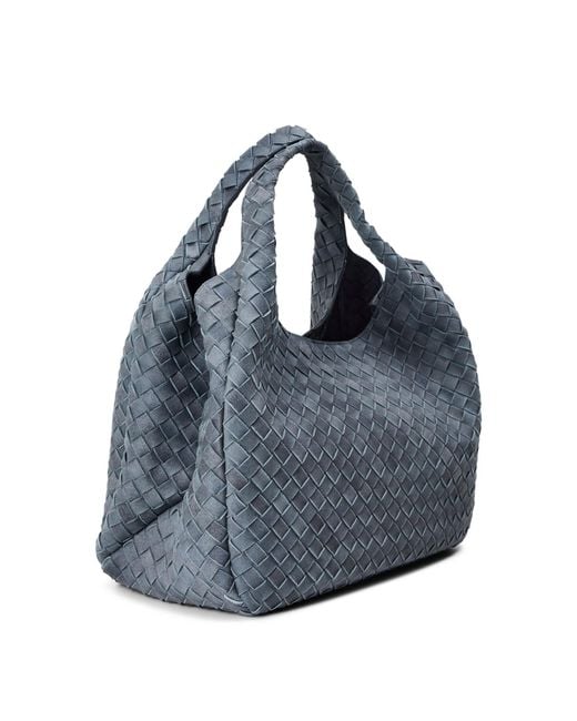 Bottega Veneta Blue Soft Large-Capacity Shoulder Bag