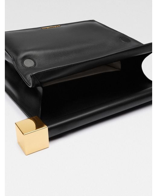 Jacquemus Black Rond Carré Small Clutch Bag
