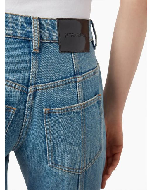 Nina Ricci Blue Flared Jeans