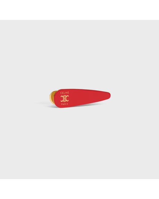 Céline Red Hair Clip