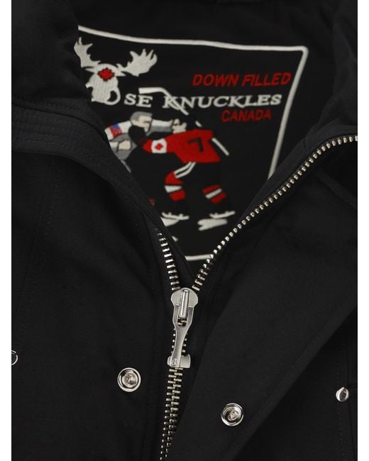 Moose Knuckles Black Saint Urlic Parka for men