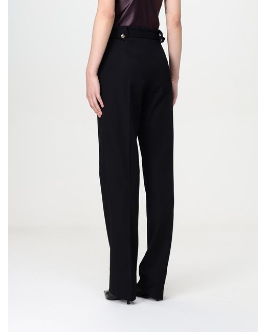 Versace Jeans Black Couture Belted High Waist Trousers