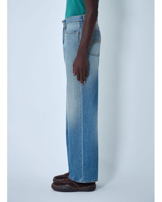 ERL Blue Breakwater Wash Jeans for men