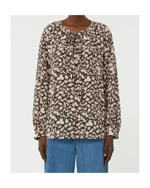Weekend by Maxmara Multicolor Printed Silk Shirt