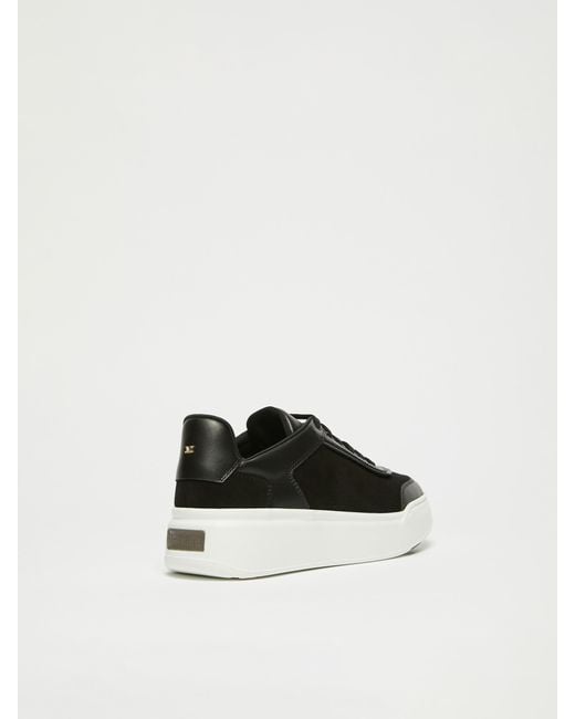 Max Mara Black Urban Suede Sneakers