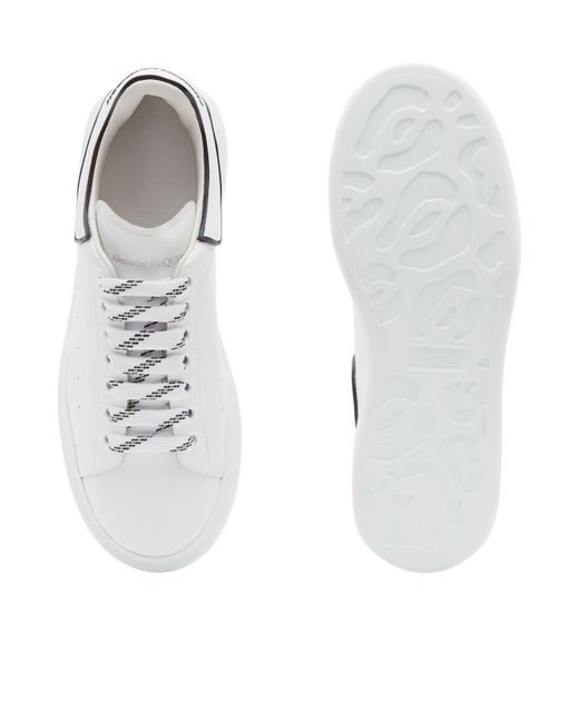 Alexander McQueen White Oversized Lace-Up Sneakers for men