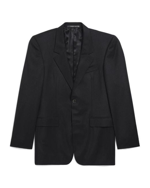 Balenciaga Black Standard Tailored Jacket for men