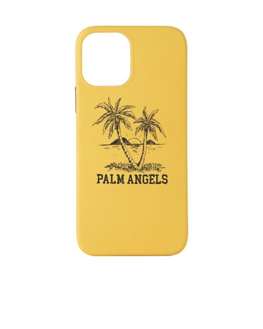 Palm Angels Yellow Sunset Iphone 12 Pro Max Mobile Phone Case for men