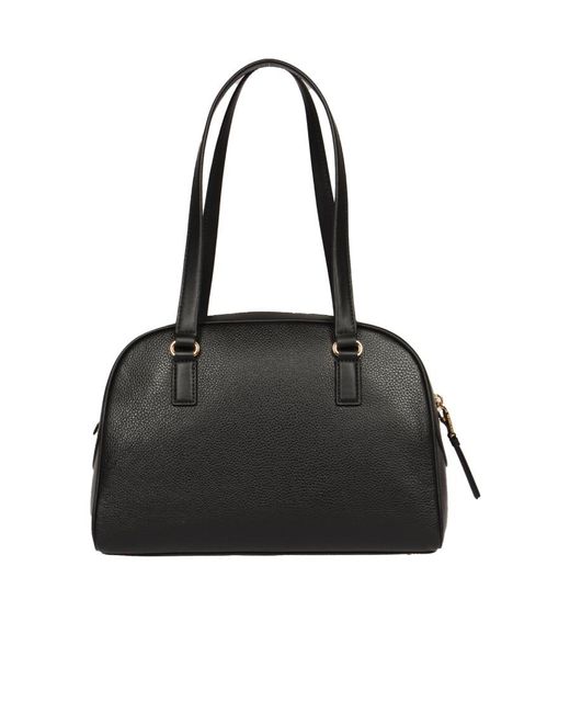 Michael Kors Black Monogram-Pattern Tote Bag