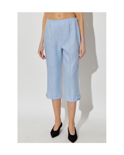 Posse Blue Harper Cropped Pants