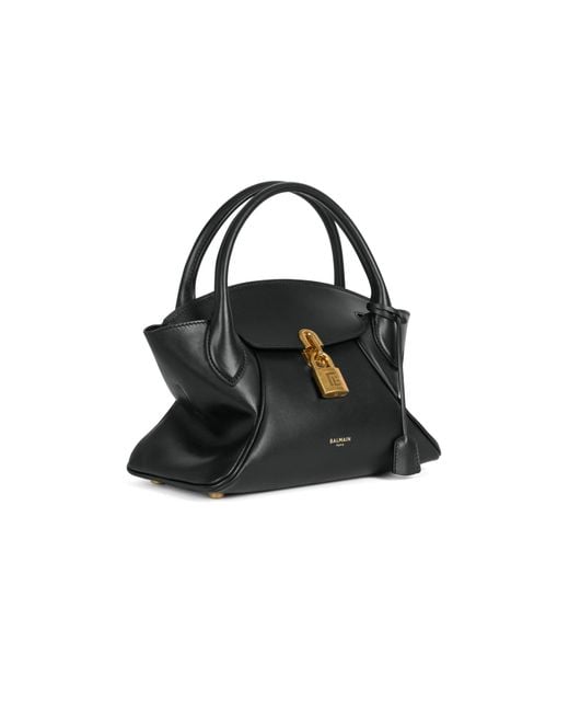 Balmain Black Pulse Day Small Shoulder Bag