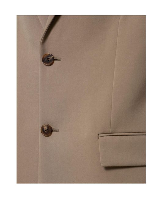 The Row Brown Single-Breasted Blazer for men