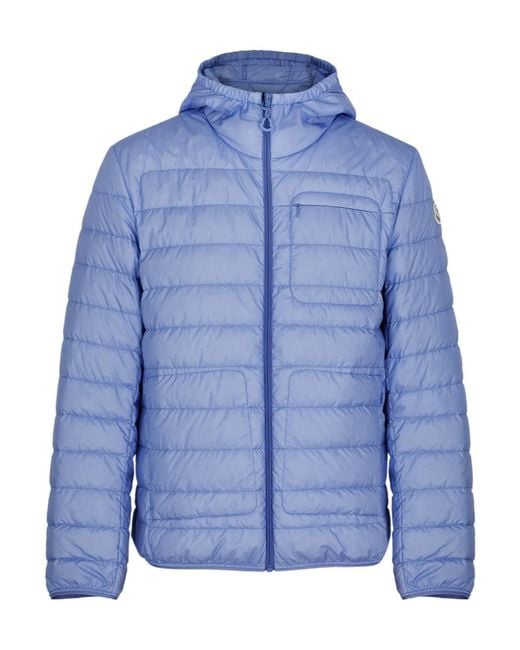 Moncler Blue Pulao Quilted Shell Jacket for men
