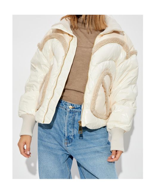 Khrisjoy Natural Corazon Shearling Jacket